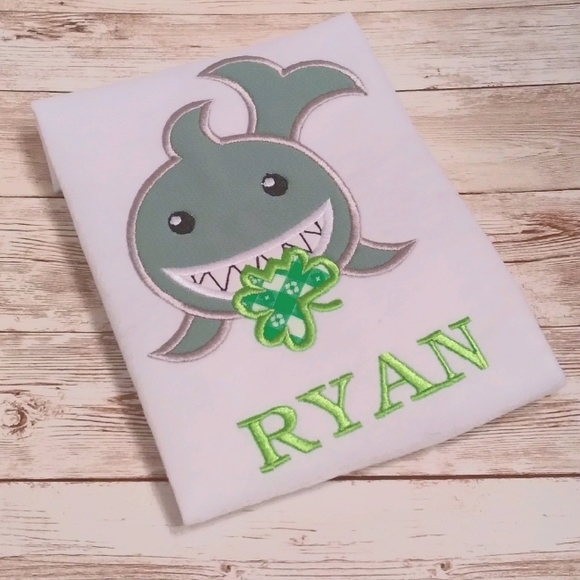 St. Patrick's Embroidered Kids Shirt - Picture 1 of 1